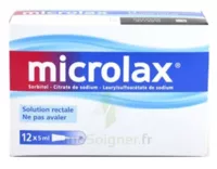 Microlax Sorbitol Citrate Et Laurilsulfoacetate De Sodium S Rect En Récipient Unidose 12récip-unidoses-can/5ml à MANDUEL