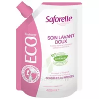 Saforelle Solution Soin Lavant Doux Eco-recharge/400ml à MANDUEL