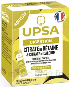 Upsa Citrate De Bétaïne & Citrate De Calcium Poudre 10 Sachets